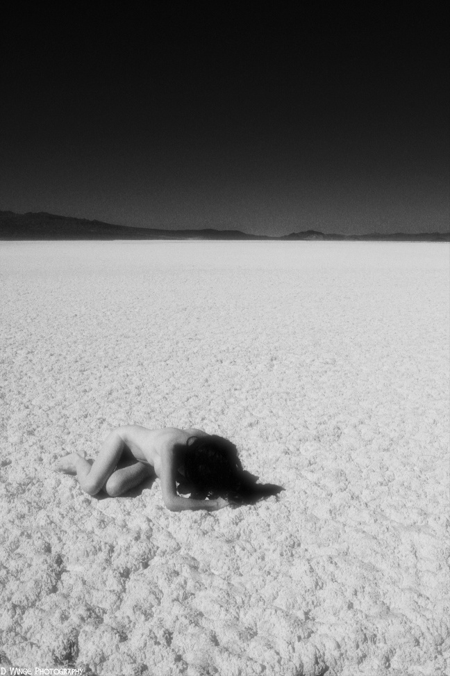 Female model photo shoot of IX CHEL by D Winge Photography in Mojave Desert, CA