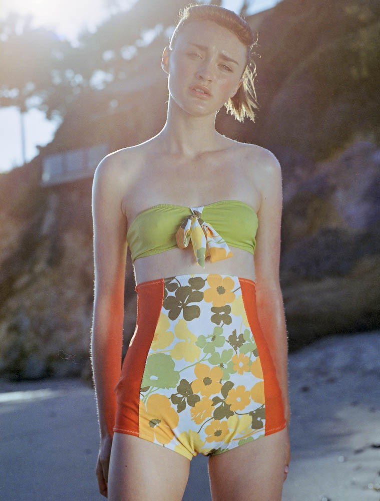 Female model photo shoot of Christina OHara by Carlos Nunez, clothing designed by Sheila Frank 