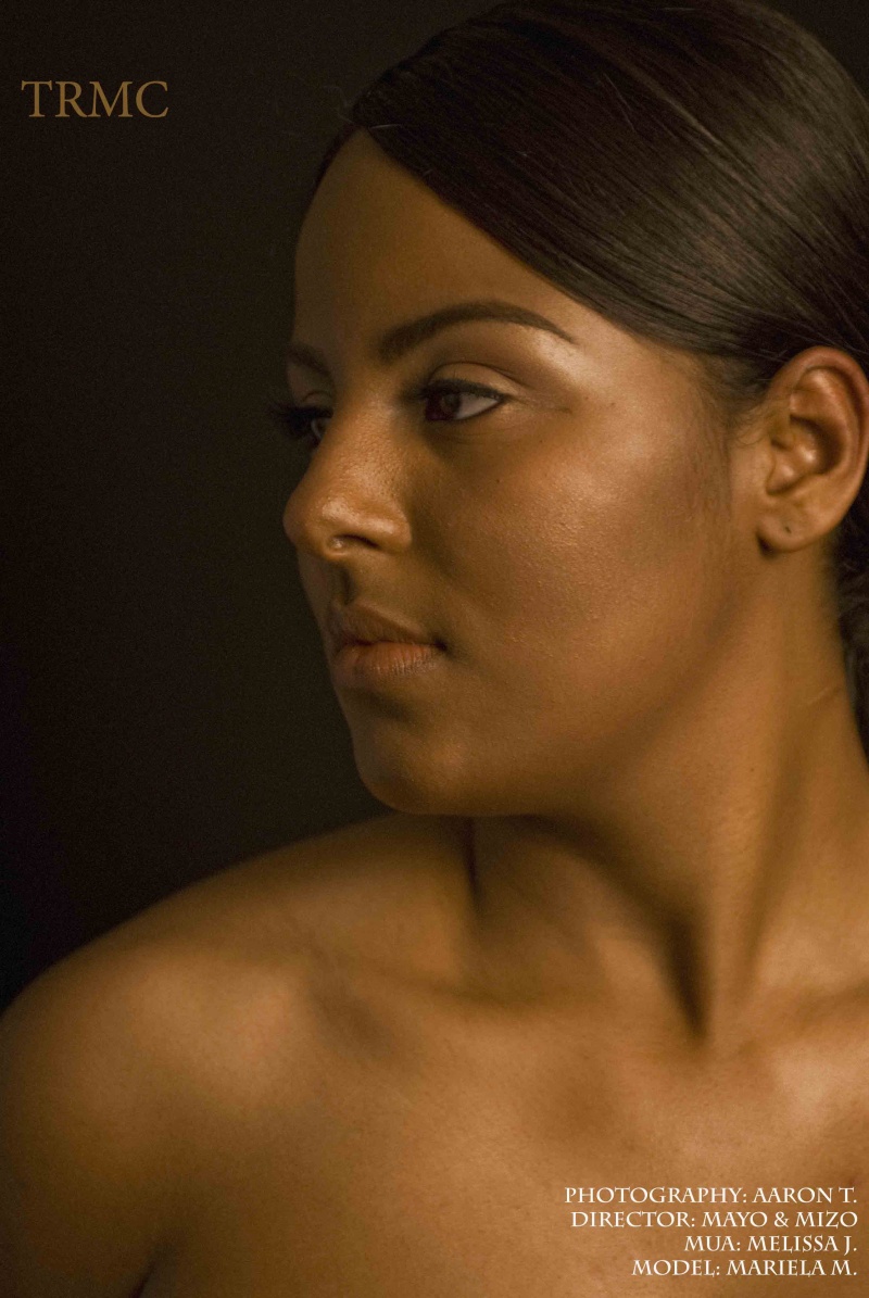 Female model photo shoot of Mariela Mata Bautista in TRMC Studios, makeup by Melissa Schwartz Jones