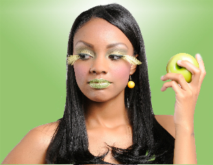 Female model photo shoot of AYESHA SHARMAINE by 0123-MCBP in Los Angeles, makeup by Lisa G Artistry