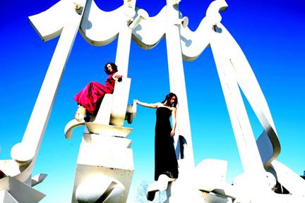 Female model photo shoot of DMfoto, Chandra Krown and Eugenie de Sade in San Rafael