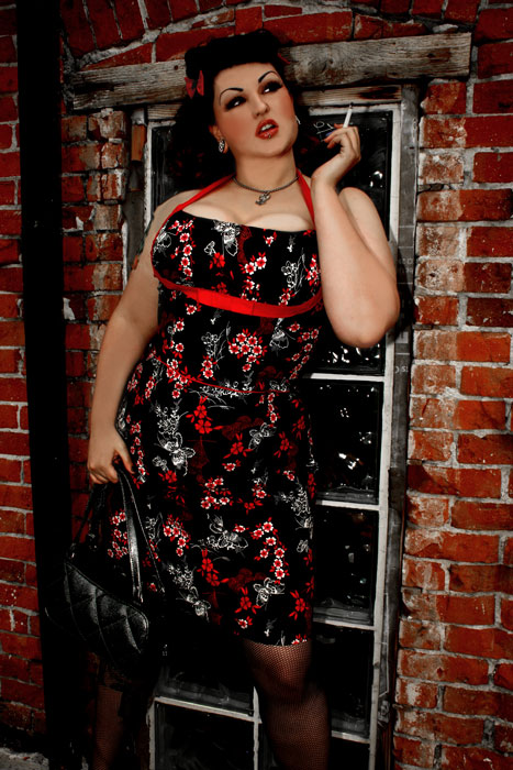 Female model photo shoot of ForgottenNightshade  and Queen of Trash by VLV Photography in Downtown Pomona, wardrobe styled by MissMisfitsAccessories