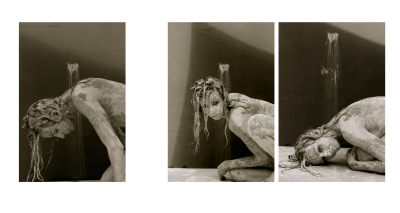 Male and Female model photo shoot of Alberto Bevacqua and Madrid in Studio-Venice, CA