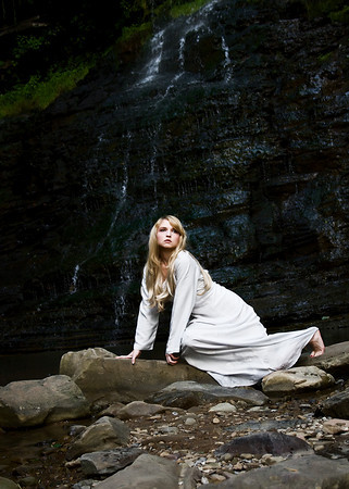 Female model photo shoot of Jennifer Osborne by Not This Guy in Cathedral Falls, WV
