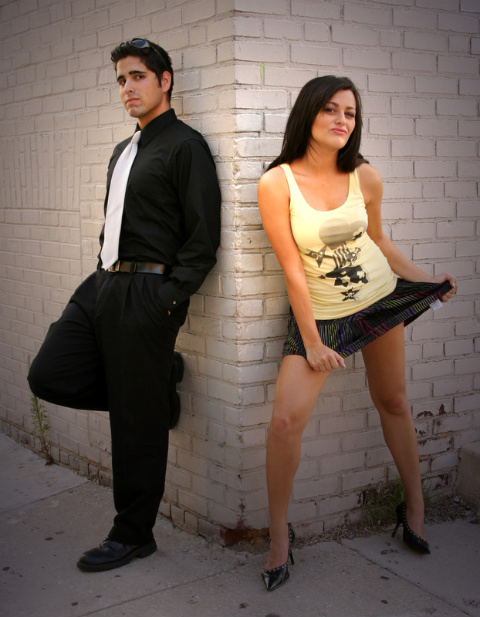 Male and Female model photo shoot of this is Peter and Victoria Ann by Bill Mason Photography