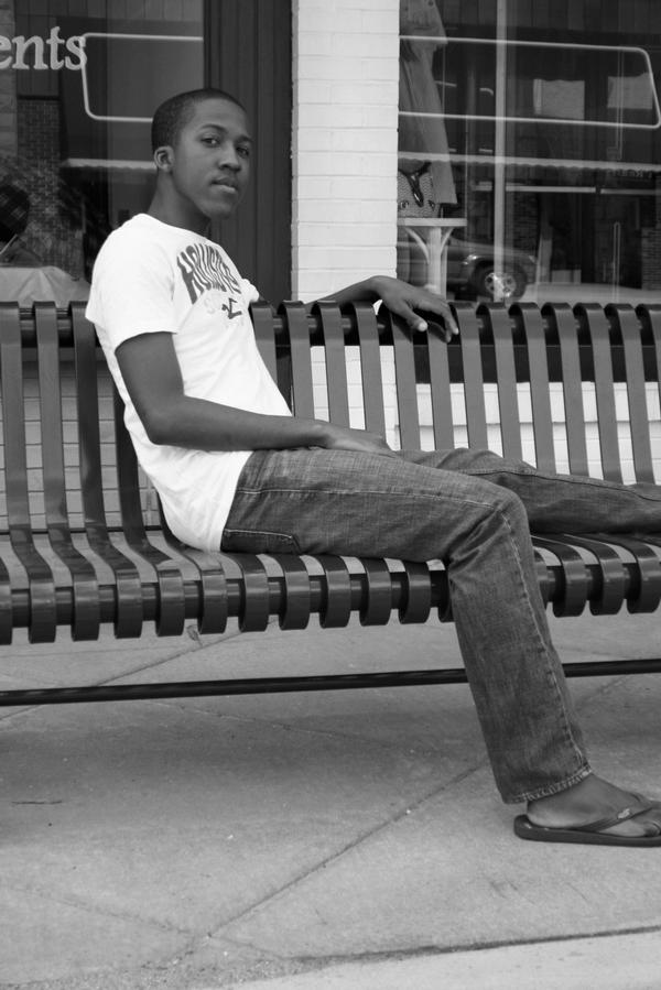 Male model photo shoot of Jakobi Lyons in Downtown Elkhart, Indiana
