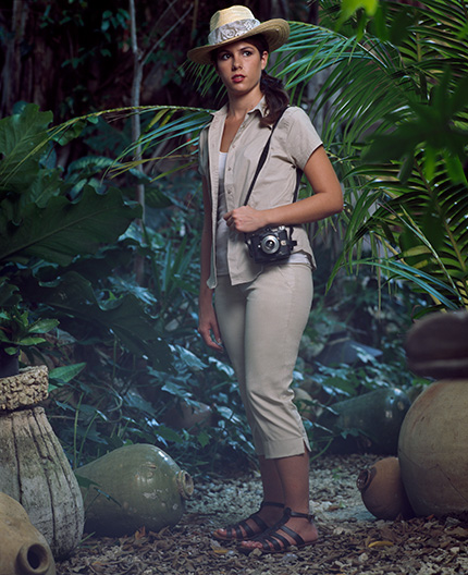 Female model photo shoot of Kristine Heykants in Merida, Mexico