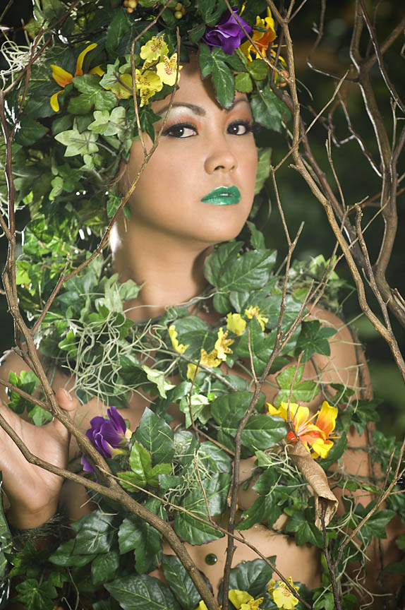 Female model photo shoot of Maricel808 by Maxx Shots in Palolo Valley, makeup by Krystle Parinas