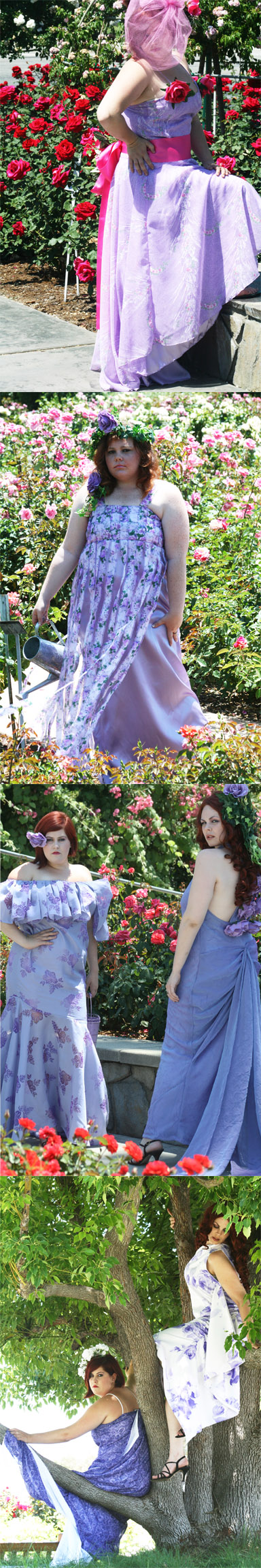 Female model photo shoot of enshaunte, Christa Lyn, Marissa Spokes and Rachel Cohen in rose hills