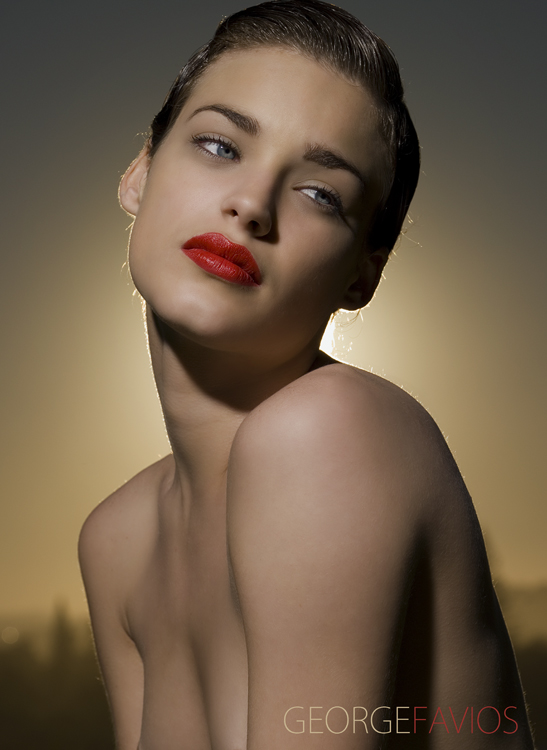Female model photo shoot of Alexandraford by FAV in secret shh;), makeup by Ashlea Penfold