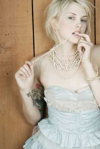 Female model photo shoot of Lindsay Danger by RDfotos in @ Studio, Del Mar, CA