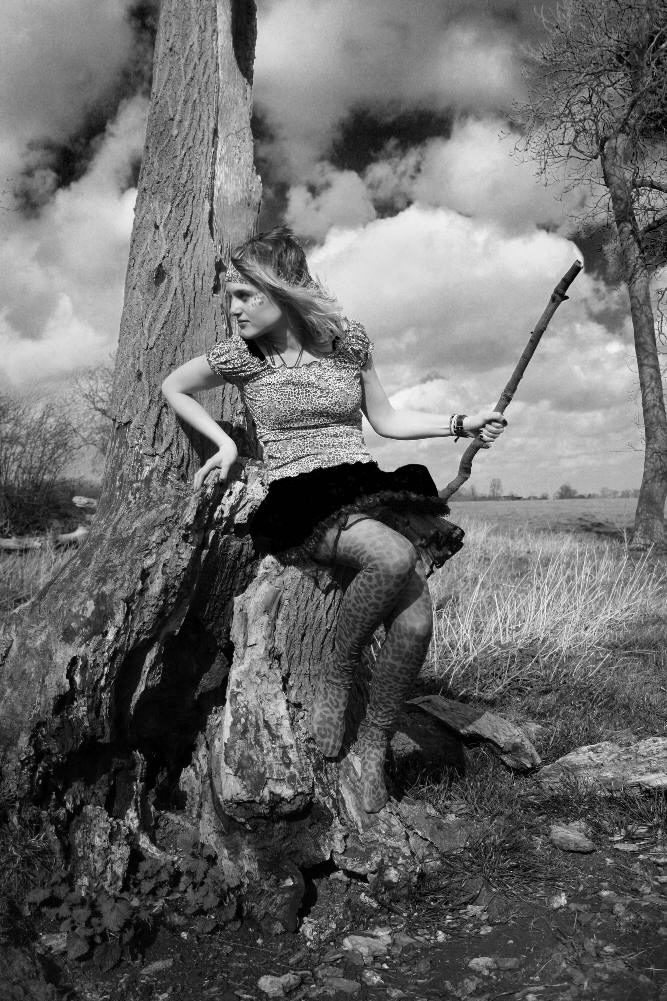 Female model photo shoot of Kim Hanzlik in A field in Orlingbury.