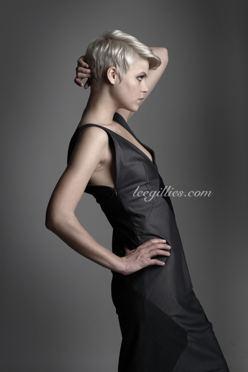 Female model photo shoot of Fannie S by Lee Gillies, hair styled by Magdalena Tucholska
