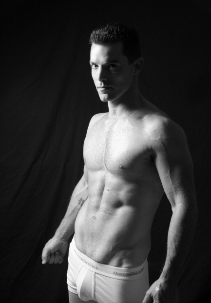 Male model photo shoot of James Flood by Jeffrey Rich Creative in studio