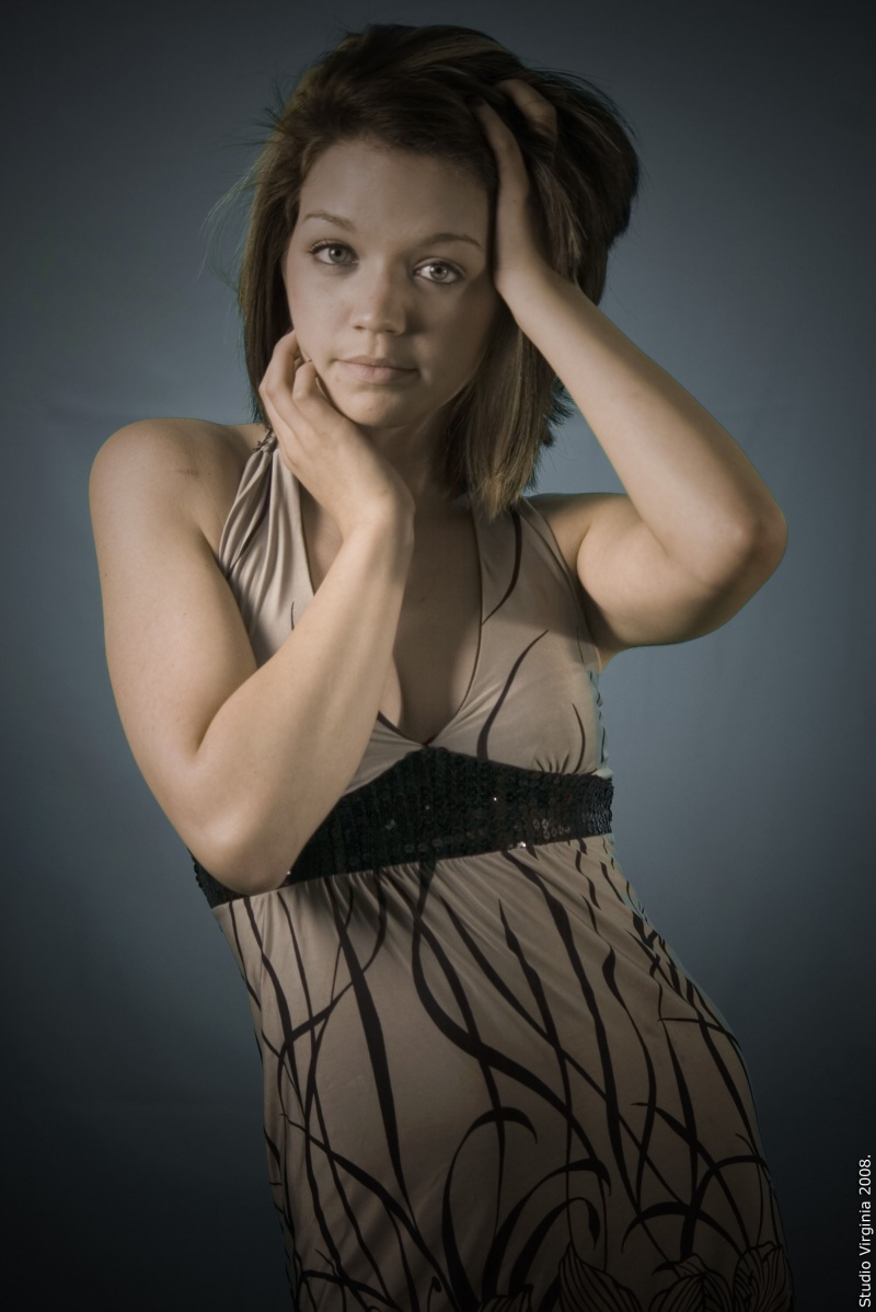 Female model photo shoot of Mollie M by Studio Virginia in Studio Virginia