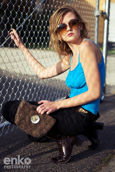 Female model photo shoot of Supernal by Linger Studios in sidewalk