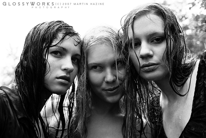 Female model photo shoot of Brittany Brooks and Penelopie Jones by Martin Hazine