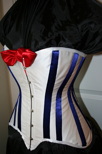 Female model photo shoot of ellenoir corsets in Seattle
