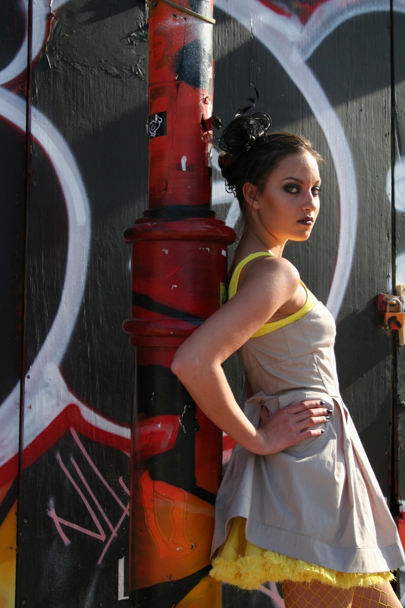 Female model photo shoot of Jessica sampayo in brick lane