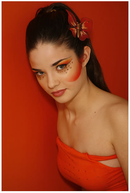 Female model photo shoot of Julia Adamenko MUA