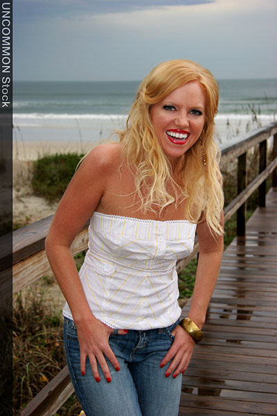 Female model photo shoot of Model Stacy by UNCOMMON Stock in Daytona Beach, hair styled by Nicole Beth