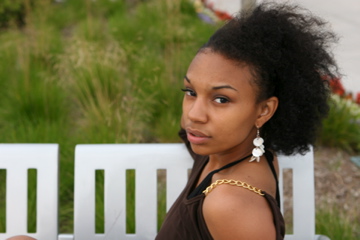 Female model photo shoot of Carneice Renee in Downtown Detroit.....Riverfront