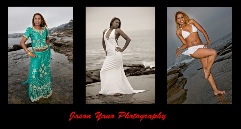 Male and Female model photo shoot of Anonymous Images and Mereille in La Jolla Cove