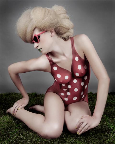 Female model photo shoot of FireFly Styling by Jimmy Donelan in Hackney London, makeup by Anu Pesonen