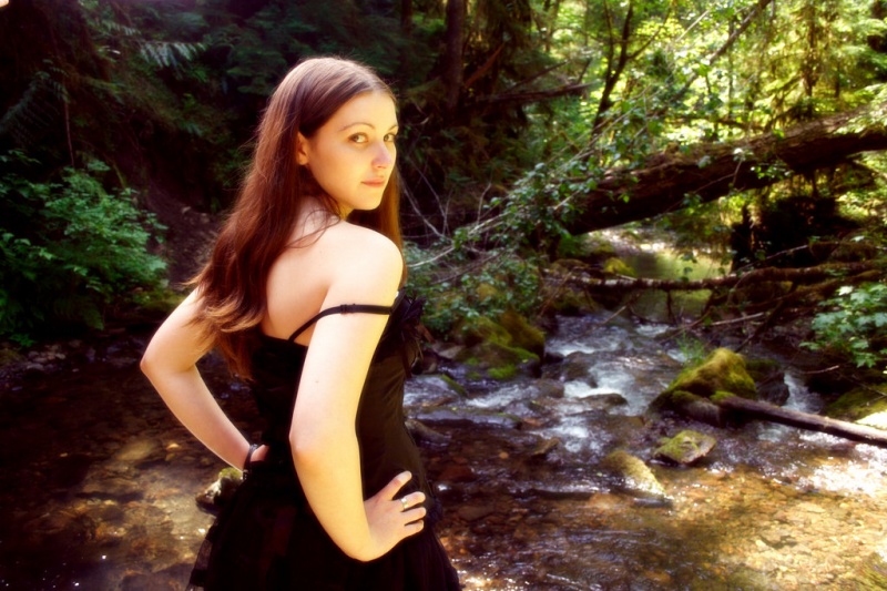 Female model photo shoot of Ashley Atom by aikidojones in fall creek area, Oregon