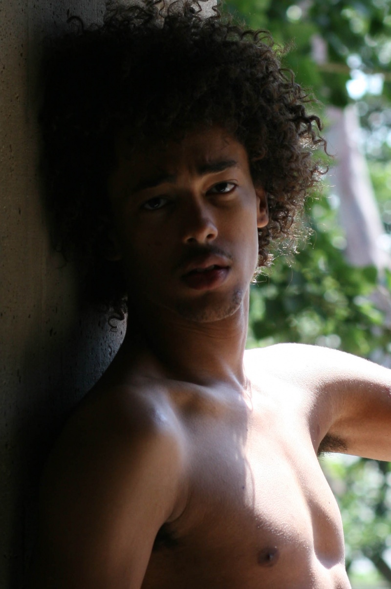 Male model photo shoot of Gil Jackson by FreeLeoSoul in CSUDH, hair styled by  KiONi BeN