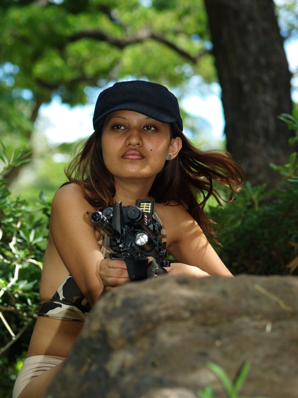 Female model photo shoot of Selena Castro by Picture This 808 in Desert Rock Waikiki