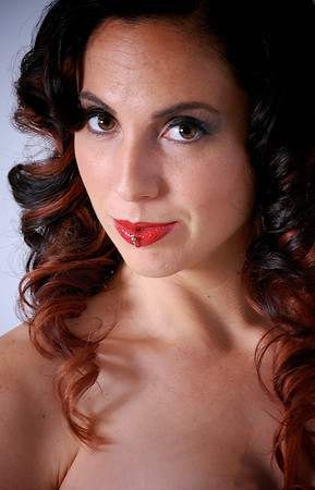 Female model photo shoot of Lena Mattux by Summer Rain Photography, makeup by krisann kiley