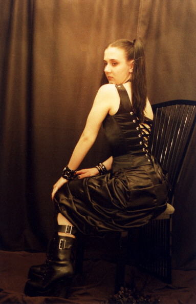 Female model photo shoot of Dark Industry Clothing