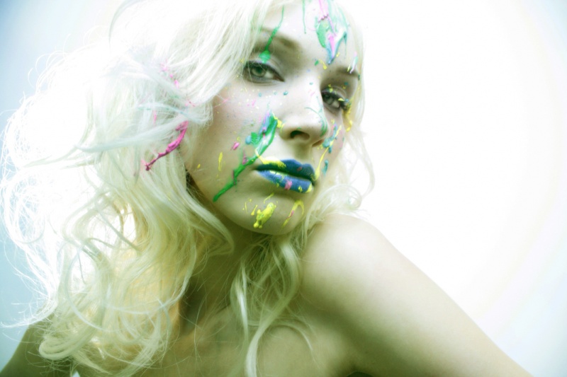 Female model photo shoot of B r i t t i n e a by Matthew Burditt, makeup by Suzanna Chun