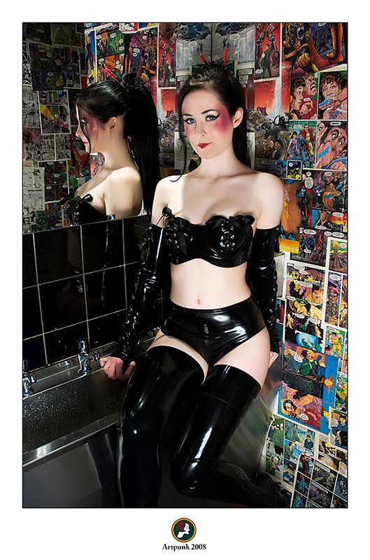 Female model photo shoot of Danielle Roberts MUA in Buff Club Glasgow
