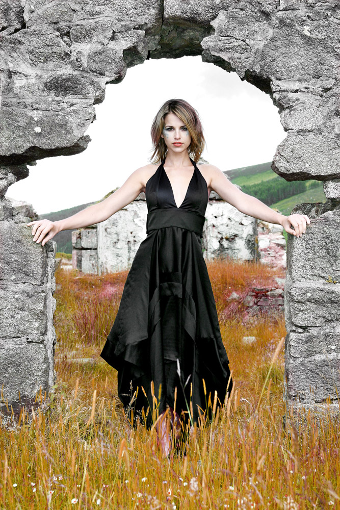 Female model photo shoot of Angela Halpin photos in wicklow mountains