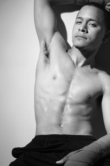 Male model photo shoot of Miguel  Santiago