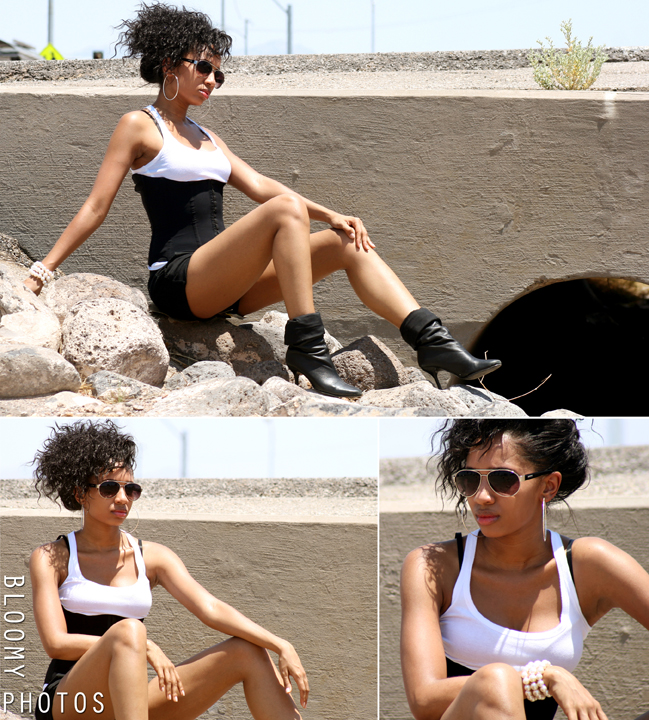 Female model photo shoot of Nikki Tucker by Bloomy Photography in Desert