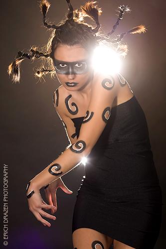 Female model photo shoot of Jourdyn by ErichDrazen Photography, makeup by Lynn the Carver