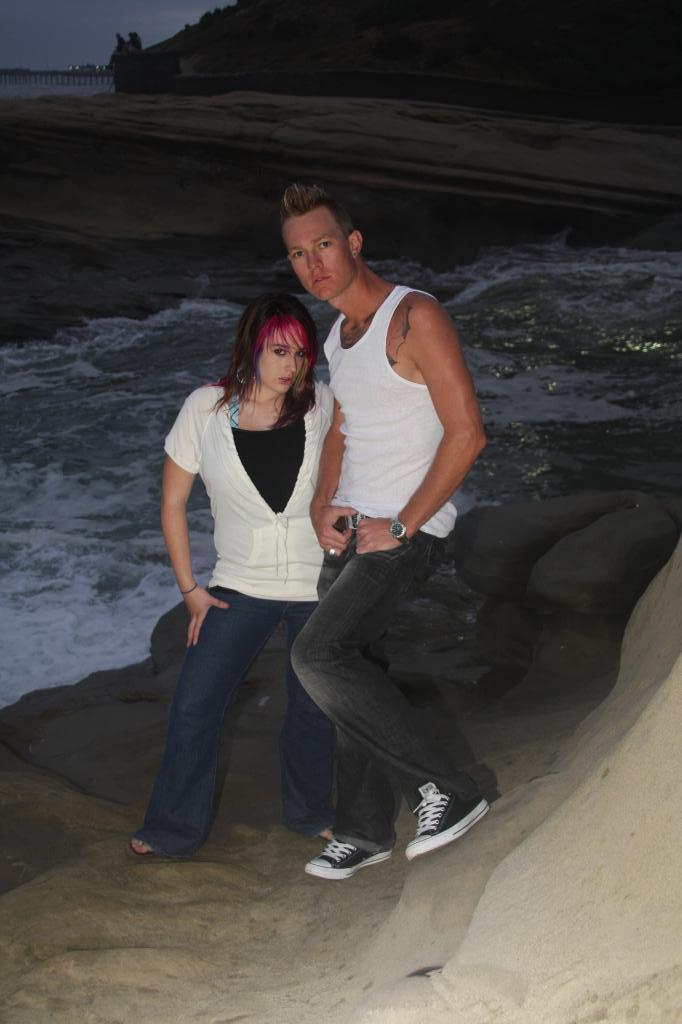 Female and Male model photo shoot of Angela Lea and nick robertson in sunset cliffs