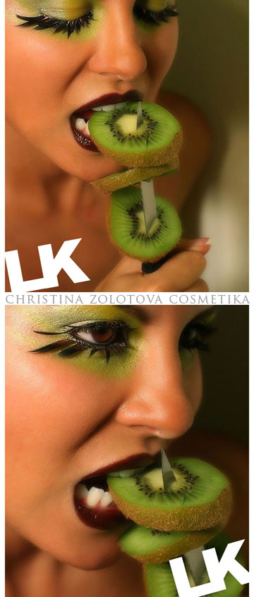 Female model photo shoot of C Zolotova Cosmetika and Chastity C by -ELLEKAY-