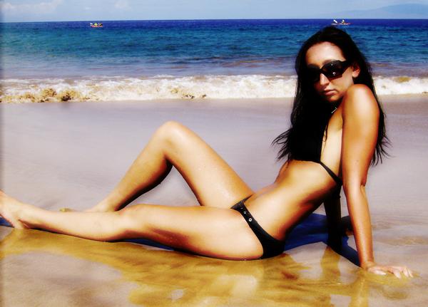 Female model photo shoot of -Ashley Faye- in Maui, Hawaii