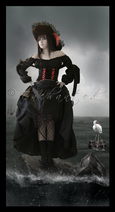 Female model photo shoot of Pirate-Queen by EnchantedArts