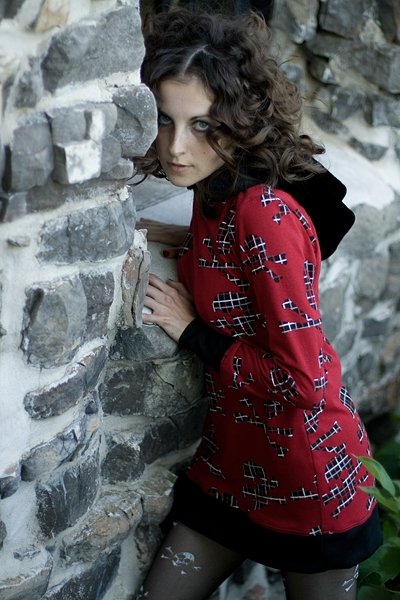 Female model photo shoot of Sebxet Fashions and Shannon B- by Eric Mercier in Merrickville Ruins, hair styled by Sarah FN