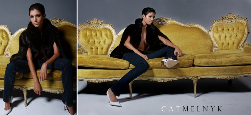Female model photo shoot of Cat Lemus in Studio, wardrobe styled by Studio1741, makeup by Lyndsey Ariel