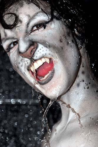 Female model photo shoot of Myndy Jean by Robert Hirschi in Shower