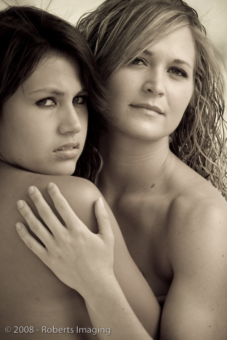 Female model photo shoot of Tabitha Lyn and DakotaShannonModel by Mike Roberts in Gillette, WY