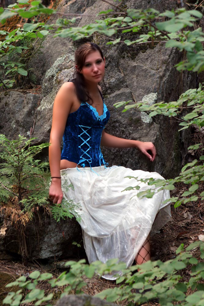 Female model photo shoot of Brooklyn Michelle by imythyou in grass valley