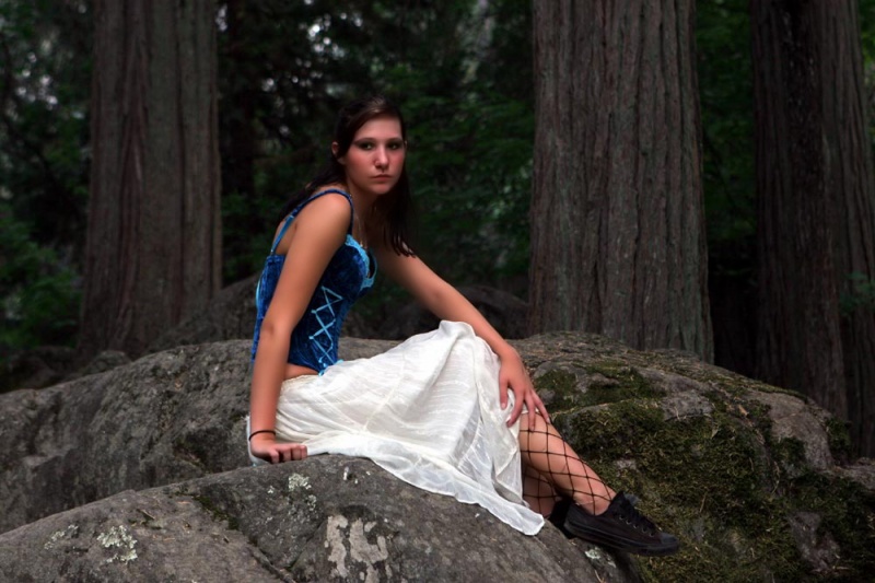 Female model photo shoot of Brooklyn Michelle by imythyou in grass valley 