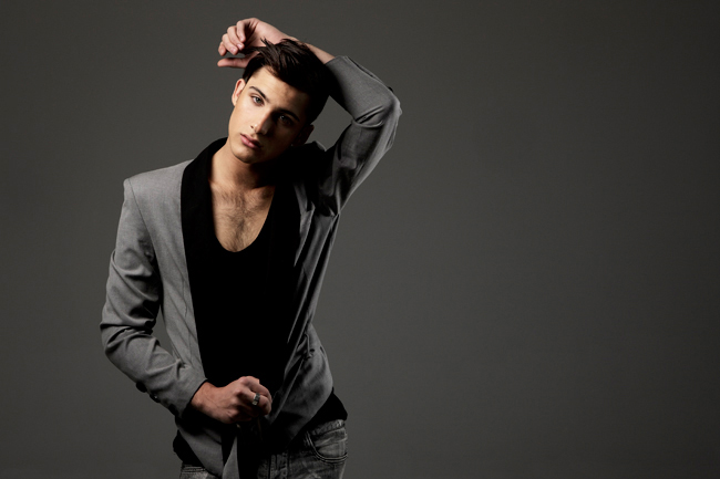 Male model photo shoot of Dario Gardiman, makeup by Christina Cleary